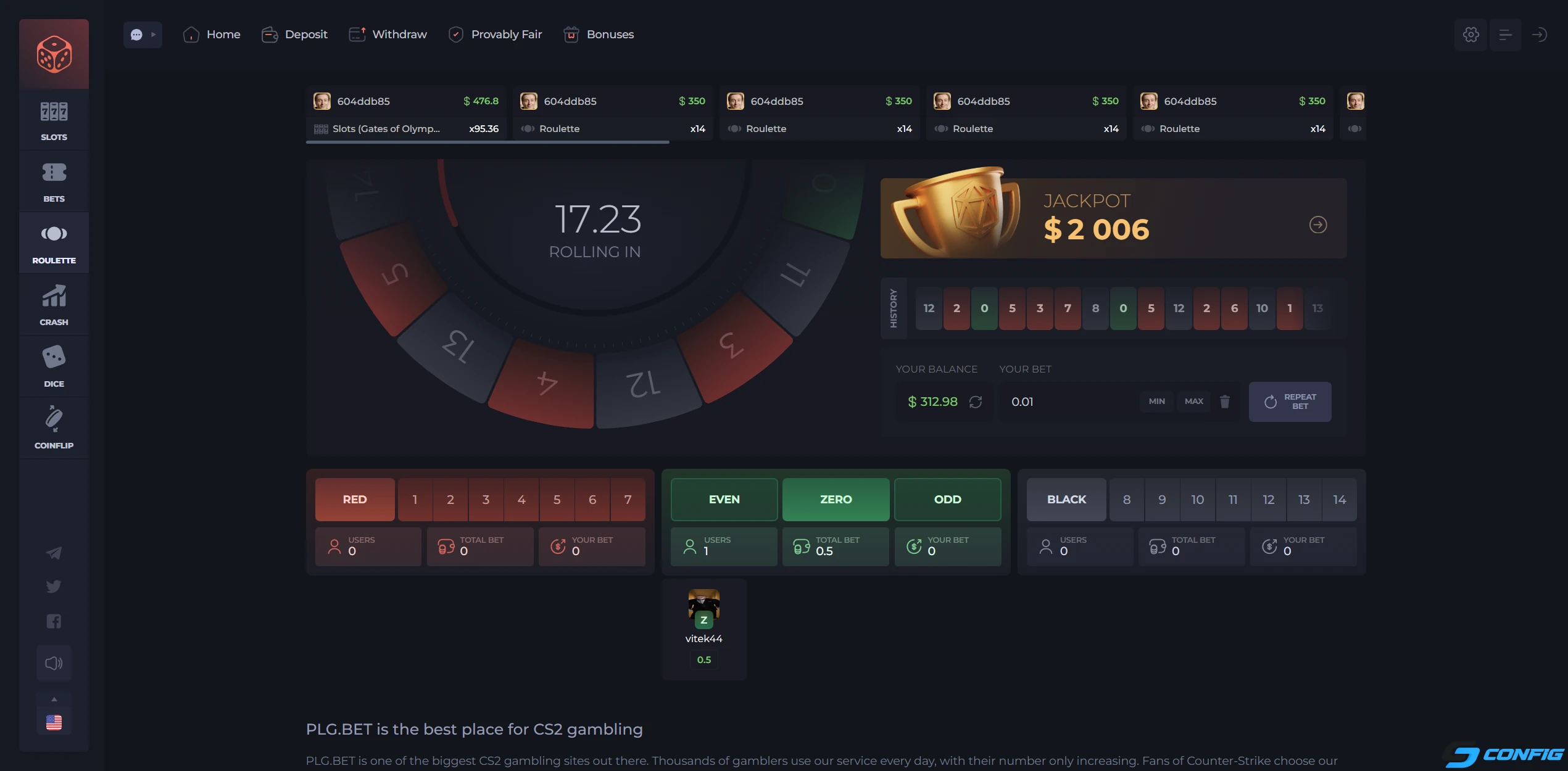 Roulette CSGOPolygon
