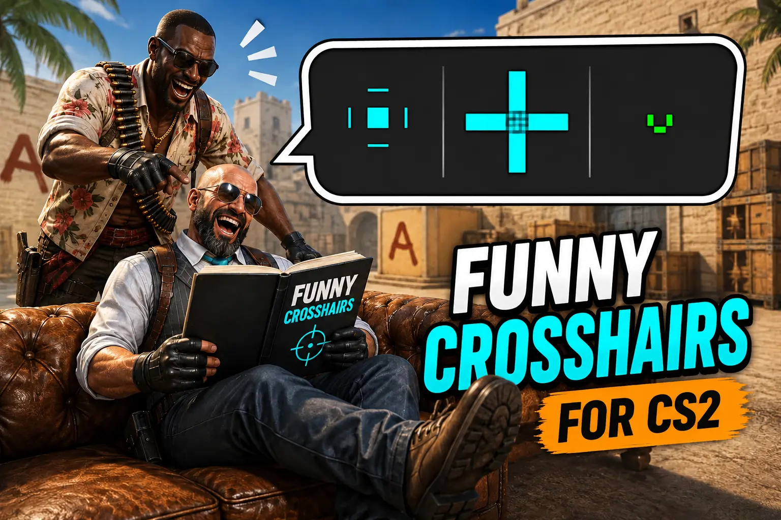 Funny CS2 Crosshairs – Best Meme & Troll Crosshairs (2026)