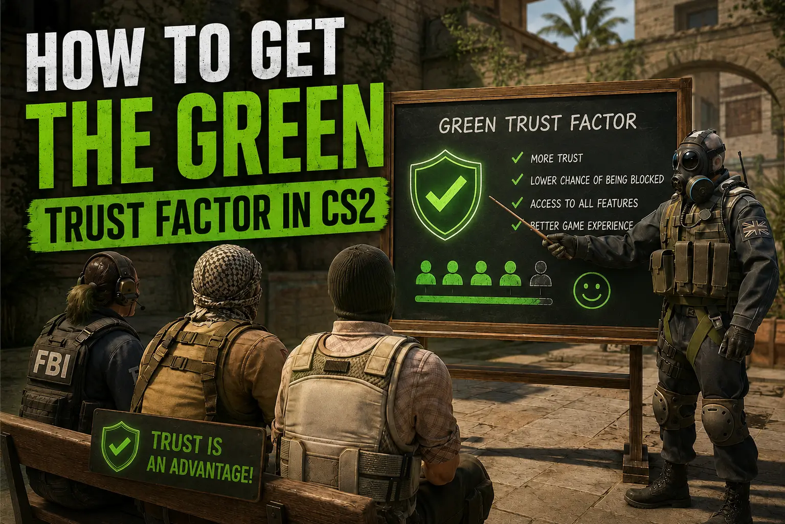 How to Get Green Trust Factor in CS2 (Trust Factor)