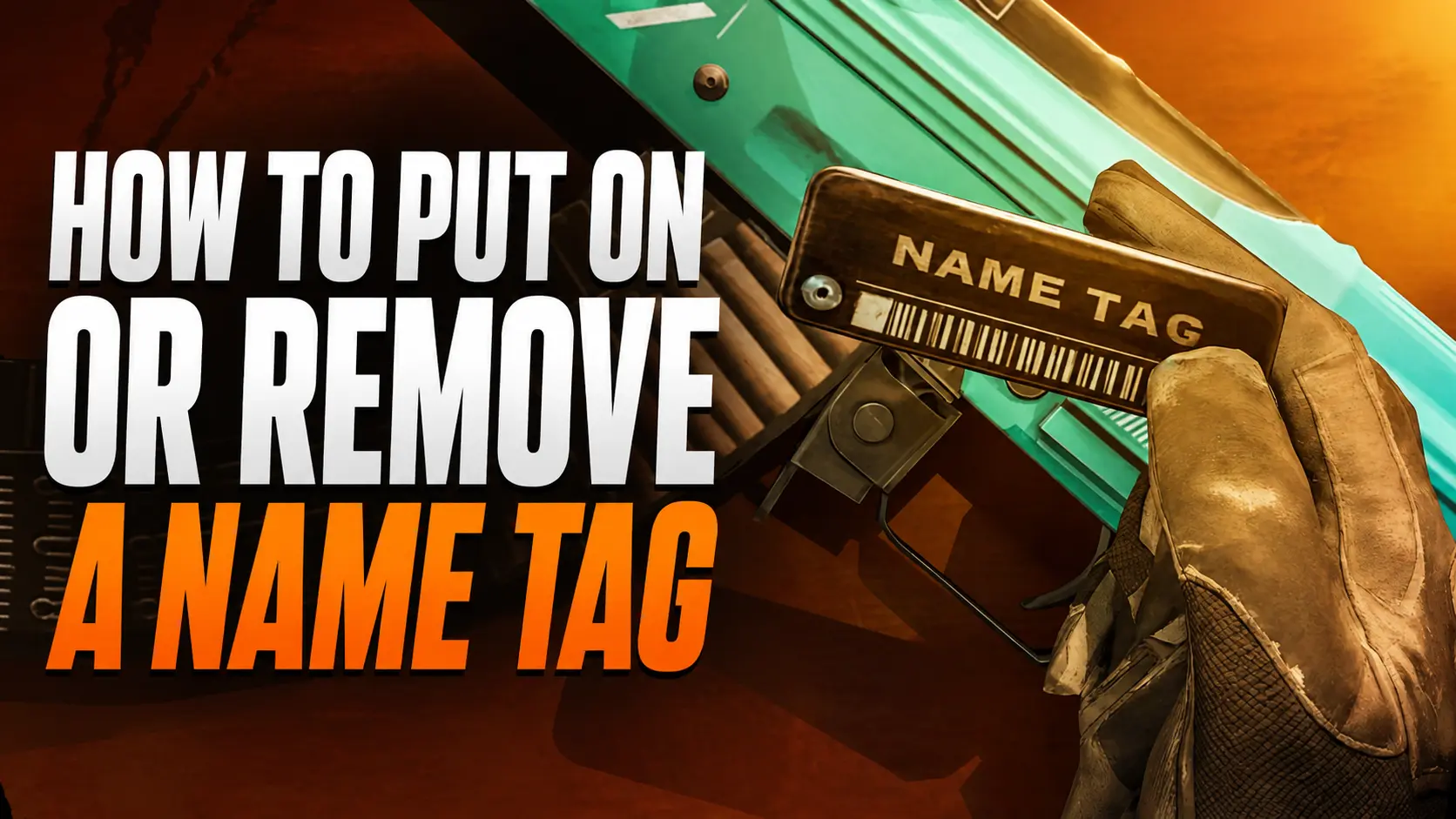 How to Add or Remove a Name Tag in CS